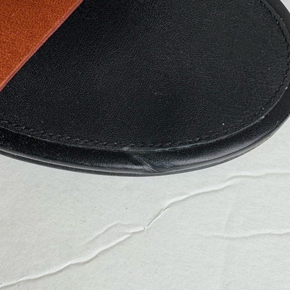 Fitflop Black Tan Leather Gladdie Slide Sandals 11 - Picture 4 of 7